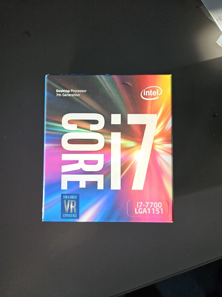Intel Core I7 7700 Processor (3.60 GHz, 4 Cores, FCLGA1151) - SR338 - Image 1 of 2