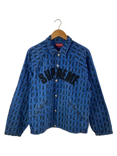 Supreme 2018AW TAGLIA: M Giacca Twill con Scatto Frontale Pantera Blu