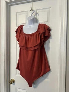 Body establecido 1946 talla grande 18/20W color ladrillo - Imagen 1 de 8