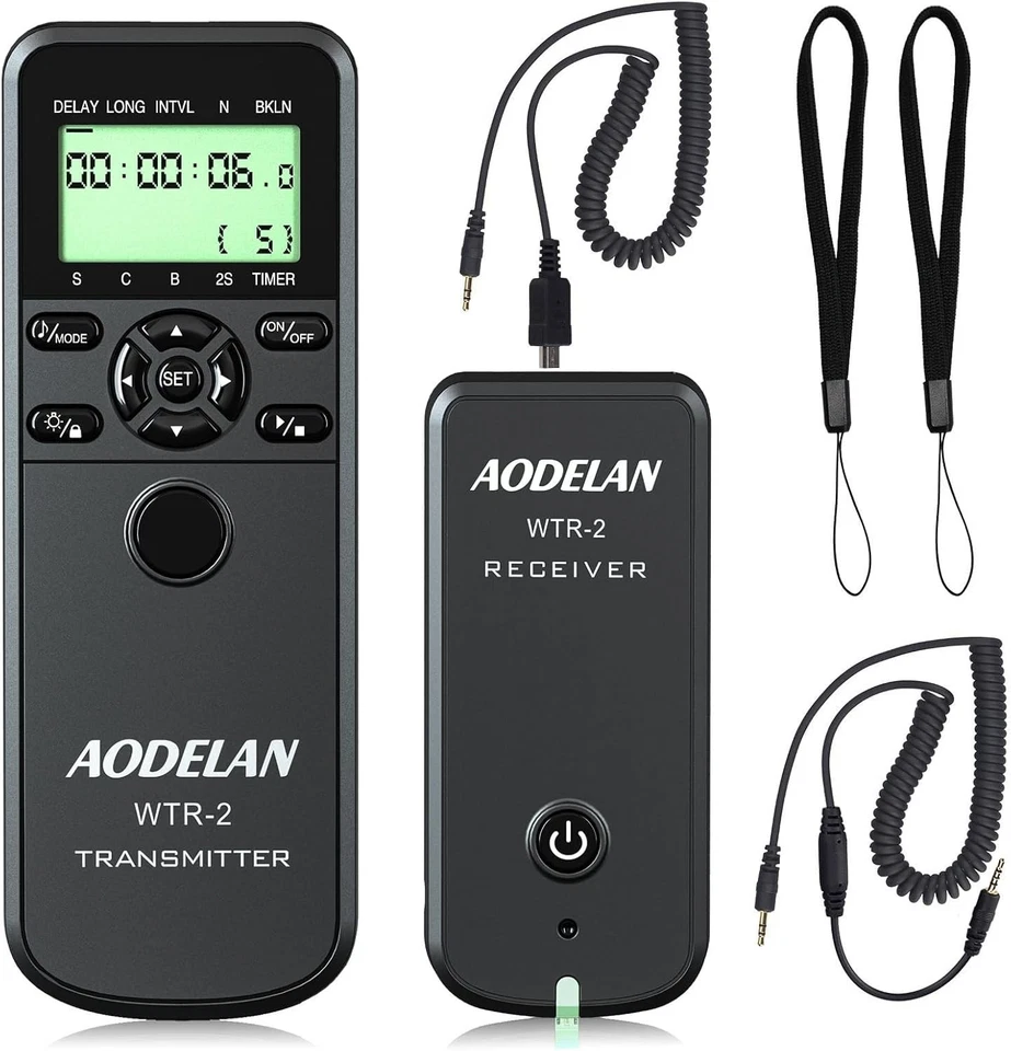 Aodelan Camera Remote Shutter Release for Olympus E-M1, E-M5 Mark II, E-M10 - Image 1 of 4