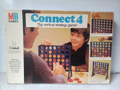 MB Games Connect 4 Vintage 1976 Board Game 100% Complete  - Image 1 of 4