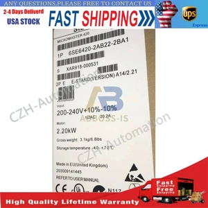 1PCS New in box Siemens 6SE6420-2AB22-2BA1 6SE6 420-2AB22-2BA1 - Picture 1 of 1