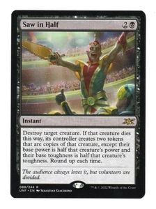 MTG - Saw in Half - Normal - Unfinity - NM - Picture 1 of 2