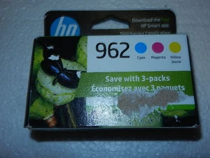 NUEVO OEM Genuino HP 962 std Color Cartucho de Tinta Juego exp. 02/26 hp962 tricolor tri - Imagen 1 de 7