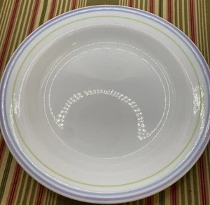 Corelle MOONGLOW 15 Unzen SUPPENSCHÜSSEL 8,5" flacher Rand Pasta lila blau grün Vintage (4) - Bild 1 von 4