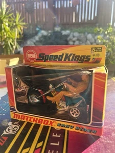 EASY RIDER SPEED KINGS CHOPPER K-47 1973 LESNEY MATCHBOX MOTORCYCLE TRIKE MODEL - Picture 1 of 10