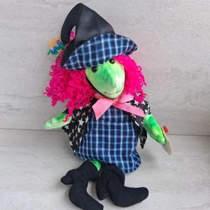 Ty Beanie Baby "Scary" die Hexe mit Etikett Halloween Herbst Vintage Retired 2000 - Bild 1 von 5