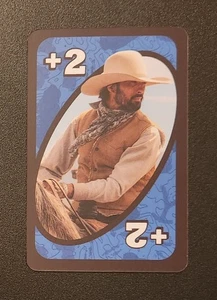 Walker Ryan Bingham 2023 Mattel Yellowstone UNO #Draw 2 BLAU  - Bild 1 von 1