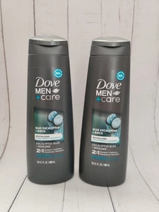 (Pack of 2) Dove Men + Care Blue Eucalyptus + Birch 2-In-1 Shampoo + Conditioner - Picture 1 of 2
