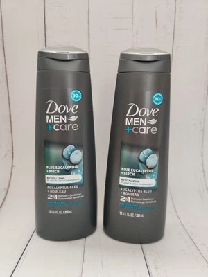 (Pack de 2) Champú 2 en 1 Dove Men + Cuidado Eucalipto Azul + Acondicionador Foto 1 de 2