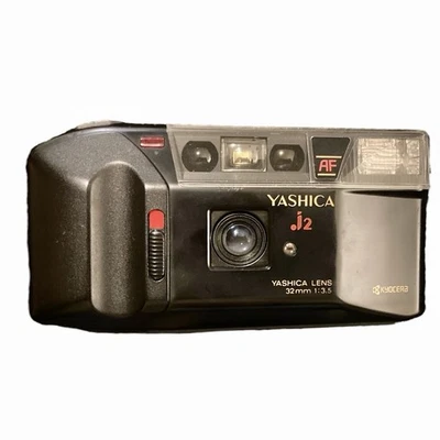 Yashica AF-J2 - Point & Shoot Film Camera - Kyocera 32mm Lens, Tested - Image 1 of 4