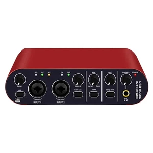 Small Driverless Mixer Digital Effects External Sound Card Connected to4228 - Afbeelding 1 van 10