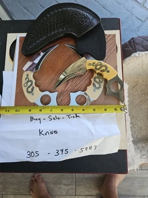  Gil Hibben Knife  Karambit  HANDMADE WITH COA  - Image 1 of 4