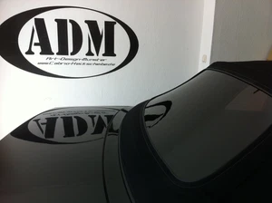 BMW E36 Cabrio Heckscheibe in schwarz getönt Verdeck Cabrioheckscheibe Tönung - Bild 1 von 4