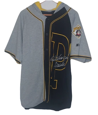 Vintage Pittsburgh Pirates Starter Jersey Shirt Large Vintage 1990s Color Block - Image 1 of 4
