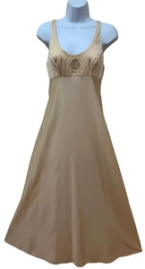 Vintage Najla Alice Maloof Silky Antron Full Length Slip Nightgown M 1970's USA NOS - Bild 1 von 10