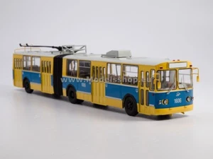 ZIU-10 articulated trolleybus /blue - yellow/ - Imagen 1 de 6