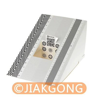 DSLRKIT Herramienta de Calibración de Enfoque de Lente Regla de Alineación Tarjeta Plegable 1 pieza