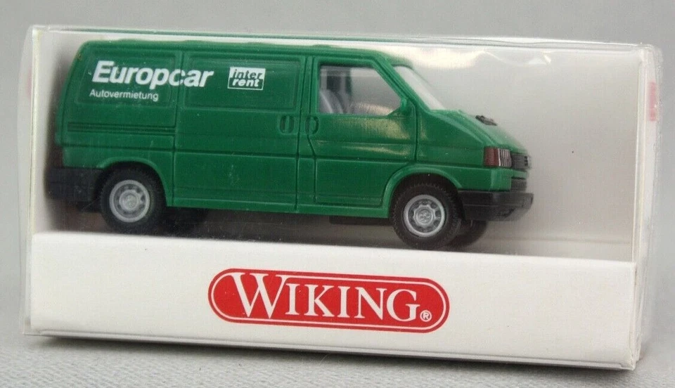 Wiking H0 1/87 2950120 VOLKSWAGEN TRANSPORTER EUROPCAR - Immagine 1 di 1