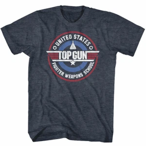 Top Gun Movie United States Fighter Weapons School Logo Men T Shirt - Picture 1 of 5