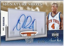 2006-07 Sweet Shot Signature Shots Acetate Nate Robinson Auto #SSA-NR #'d 7/25
