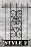 -- WINDOW SECURITY GRILLES --- bars, garage, office, home, ornamental, raised --