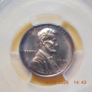 1971-S Lincoln Memorial Cent PCGSPR66RD Gold Seal - Picture 1 of 6