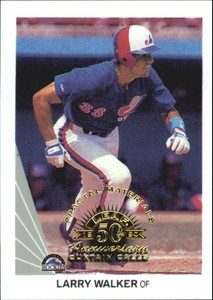 1998 Leaf Fractal Materials #154 Larry Walker CC PX /3050