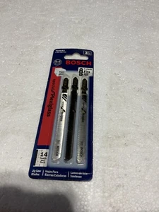 BOSCH T101A3 PACKAGE OF 3 BRAND NEW JIG SAW BLADES FOR PLEXIGLASS CUTTING - Picture 1 of 2