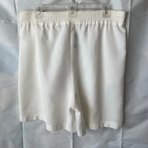 Water Water Every Wear White Womens Waffle Knit Shorts Elastic Waist Small - Picture 1 of 5