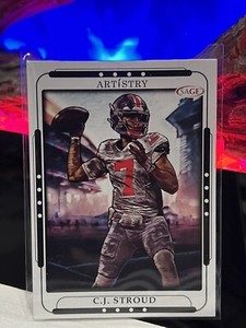 2023 Sage Artistry Silver #29 C.J. CJ STROUD Houston Texans Rookie Card RC