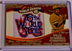 2014 Topps Update World Series MVP Commemorative Patch Willie Stargell Damaged - Picture 1 of 1