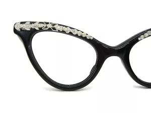 Marco decorativo de anteojos de gato vintage de los años 50 o gafas de sol - Imagen 1 de 9