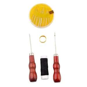 Tailors Awl Sewing Tools Kit For Arts and Crafts by eZthings (Sewing Awl Set) - Picture 1 of 6