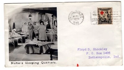 #702 Red Cross 1931 First Day Cover - Beazell Photo "Nurse's Sleeping Quarters." - Image 1 of 2