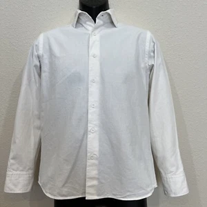 Taylor&Stitch Shirt mens Small 36 100% Cotton White Preppy - Picture 1 of 5