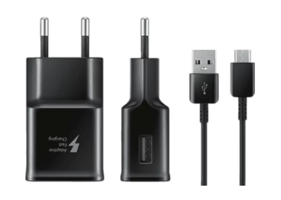 Original Samsung Galaxy Schnellladegerät + Kabel Für A33 5G Fast Charger Schwarz - Bild 1 von 4