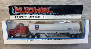 Lionel Tractor and Tanker Chevron Red Cab NIB 0 & 027 Gauge NIB 6-12777 - Picture 1 of 5