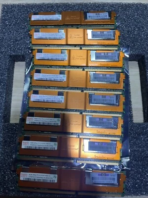 HP 32GB (8X4GB) PC2-5300 DDR2 SDRAM ECC MEMORY KIT 398708-061 - Image 1 of 3