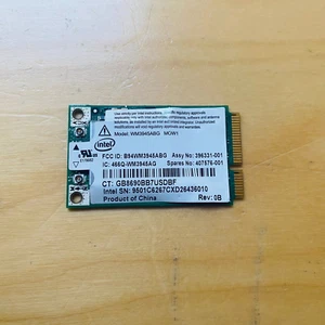 Genuine Intel PRO/Wireless WM3945ABG Mini PCIe mPCIe Laptop Wi-Fi Wireless Card - Picture 1 of 2