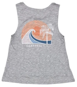 Roxy Women Muscle Tank Top Greatest Wave Cabarete Dominican Republic Tee in XS - Picture 1 of 4