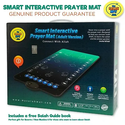 My Salah Mat - Smart Interactive Adult Revert New Muslim Prayer Mat - Gift Book • 66.50€