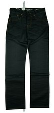 Mavi Jeans Pierre Men's Trousers Straight Leg M W30 L34 Gray Black Leather New