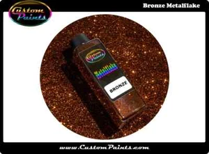 BRONZE Metal Flake 1lb Medium - .008 Hex, Custom, HOK, Chopper, plasti dip, - Picture 1 of 1