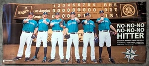 Póster conmemorativo sin hits de los Seattle Mariners 8/06/2012 12"x28" - Imagen 1 de 2