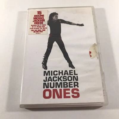 Michael Jackson Number Ones DVD Region 4 PAL Music Videos - Image 1 of 4