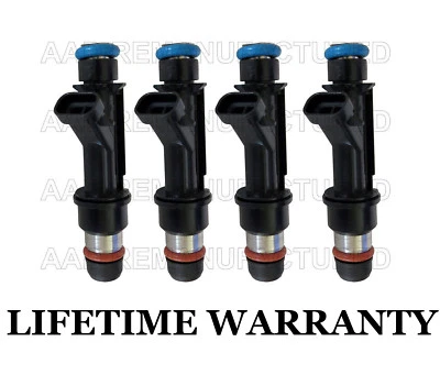  Juego de 4 inyectores de combustible originales Delphi para 99-02 Chevy Olds Pontiac 2,4 L  Foto 1 de 2