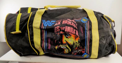 VTG / WWF / HULK HOGAN / ULTIMATE WARRIOR / Gym Bag / WRESTLING COLLECTIBLE Cover