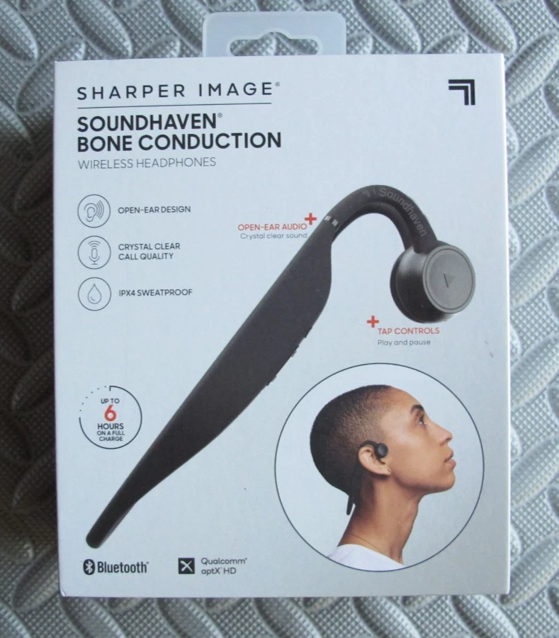 SHARPER IMAGE Soundhaven Wireless Bone Conduction Headphones - Image 1 of 3