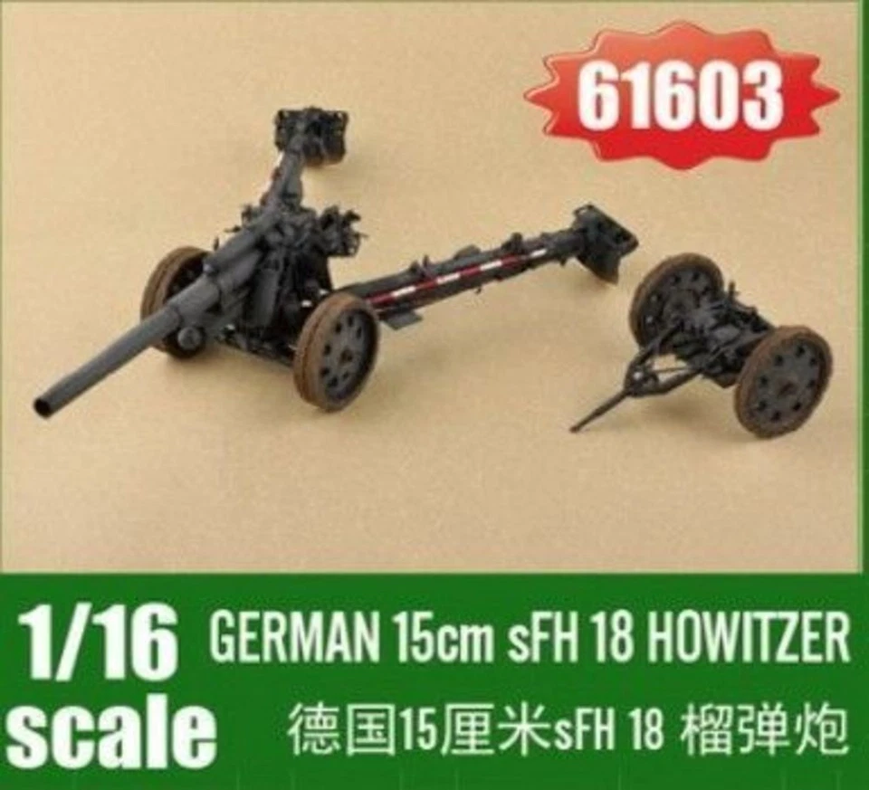 I LOVE KIT 1:16 61603 GERMAN 15cm sFH 18 HOWITZER - NEU - Bild 1 von 1